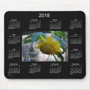 2018 Garden Whispers Calendar by Janz Mouse Pad
