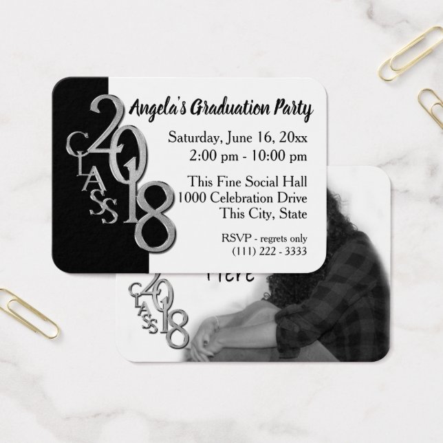 2018 Grad Party Photo Insert Card (Office)