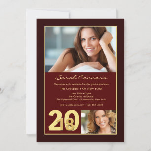 2018 Graduate Photo Frame Invitation