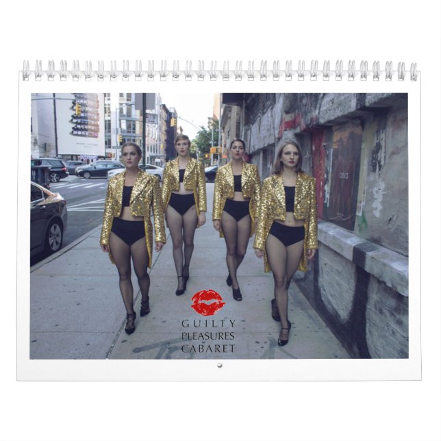 2018 Guilty Pleasures Cabaret Calendar (Cover)