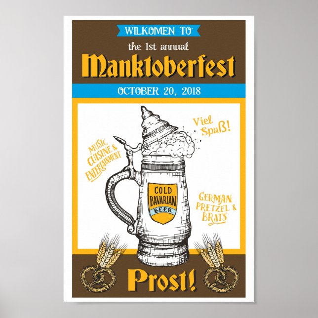 2018 Manktoberfest Poster (Front)