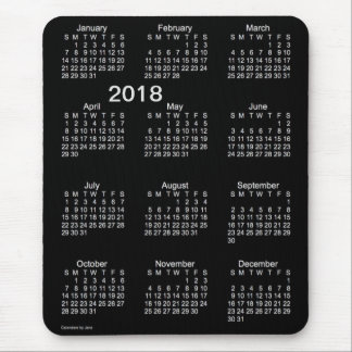 2018 Neon White Large Print Calendar by Janz Mouse Pad
