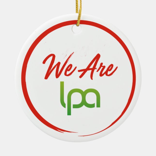 2018 nous sommes ornement de LPA (Devant)