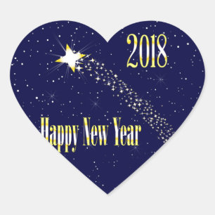 2018 Rising Star Heart Sticker