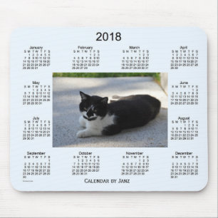 2018 Sassy Cat Calendar by Janz Mouse Pad