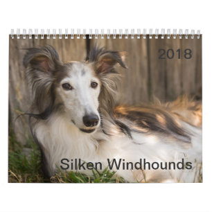 2018 Silken Windhounds (Reclining) Calendar
