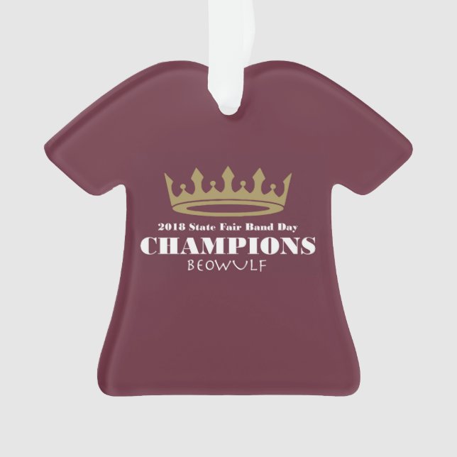 2018 State Fair Champions Ornament (Front)