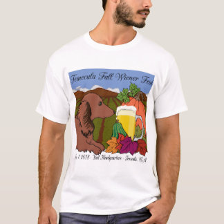 2018 Temecula Fall Wiener Fest T-shirt on white