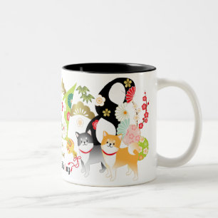 2018 Year of the Dog Shiba Dogs Mug