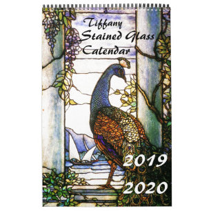 2019 2020 calendriers de nature en verre souillé