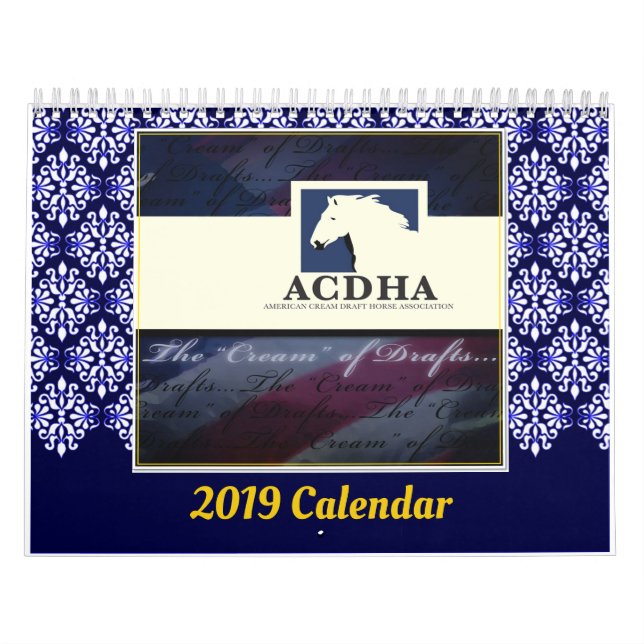 2019 ACDHA Calendar (Cover)