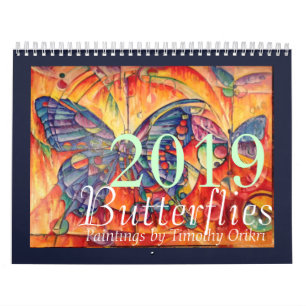 2019 Butterfly Calendar by Timothy Orikri