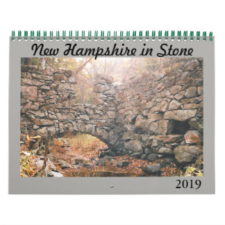 2019 Calendar "New Hampshire in Stone"