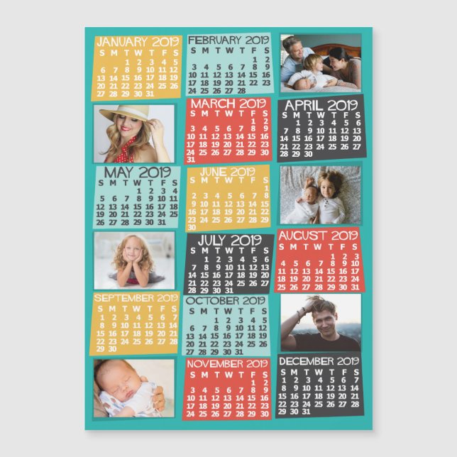 2019 Calendar (See Description for New Version)  (Front)