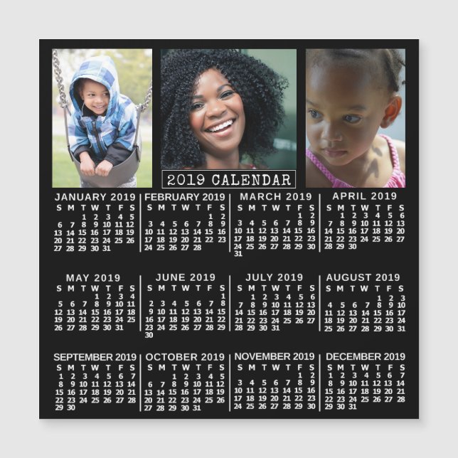 2019 Calendar (See Description for New Version)  (Front)