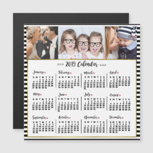 2019 Calendar (See Description for New Version)  Magnetic Invitation