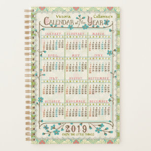 2019 Calendar (See Description for New Version) Planner