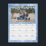 2019 Christmas Photo Magnetic Calendar Card<br><div class="desc">2019 Christmas Photo Magnetic Calendar Card ****************************************************** Please Follow these easy steps to customize your invitation: 1. Please click the “Personalize” button on the right of the product to see what your information looks like on this item. If you would like to further customize the fonts, font colours, and background...</div>