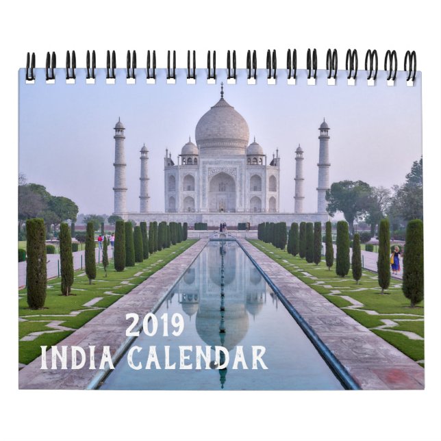 2019 Colours and Architecture of India Calendar (Cover)