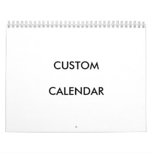 2019 Design Custom Template Calendar
