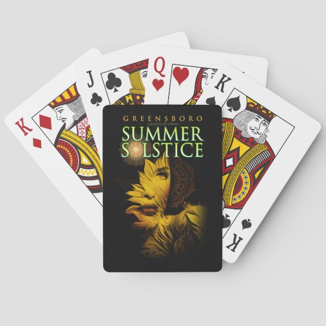 2019 Greensboro Summer Solstice Festival Keepsake Playing Cards (Back)