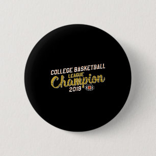 2019 H2h College Fantasy Basketball League Chamo 2 Inch Round Button