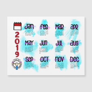 2019 Magnetic Calendar