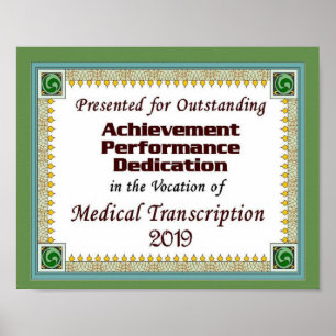 2019 MT Certificate Poster