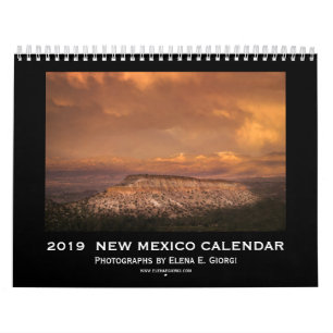 2019 New Mexico Calendar