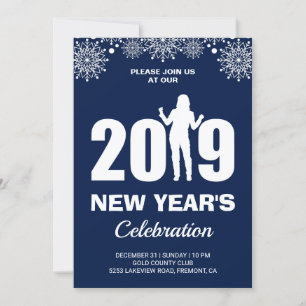 2019 New Year's Eve Party Invitation