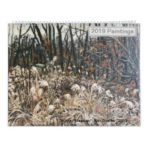 2019 Paintings Calendar, Kitt Shaffer