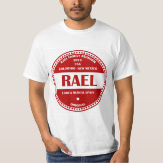 2019 Rael family reunion t-shirt Red
