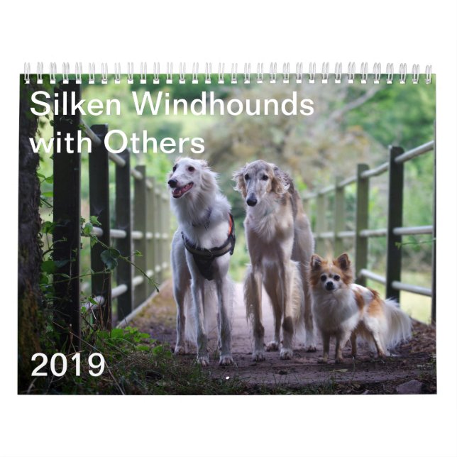 2019 Silken Windhounds with Others Calendar (Cover)