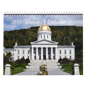 2019 Vermont Calendar