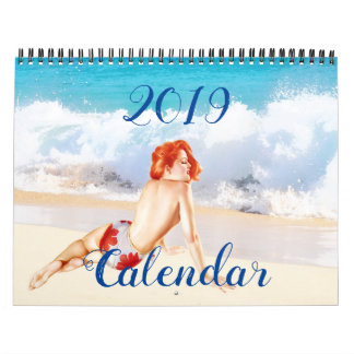 2019 Vintage Pin Up Girl Calendar