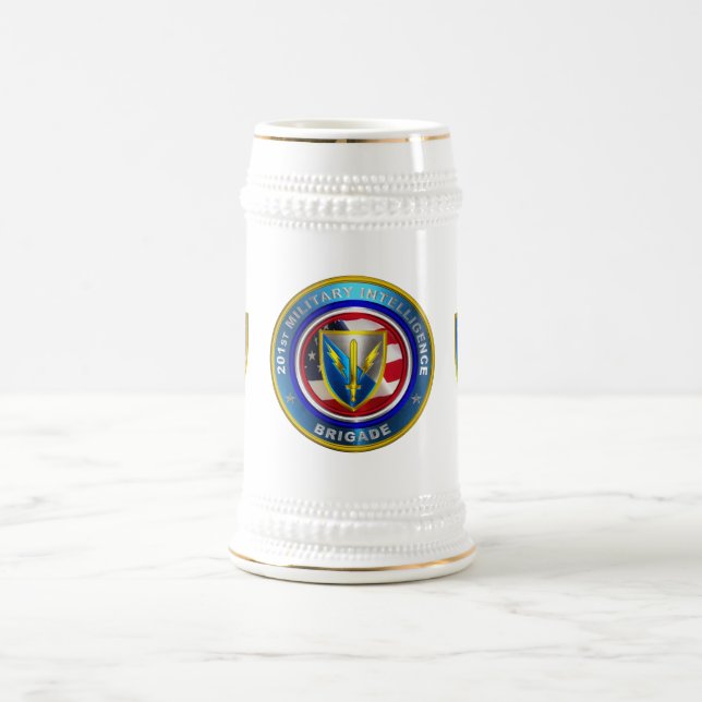 201st Expeditionary Military Intelligence Brigade  Beer Stein (Center)