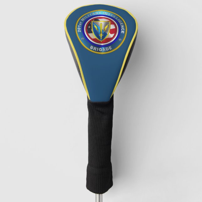 201st Expeditionary Military Intelligence Brigade Golf Head Cover (Front)