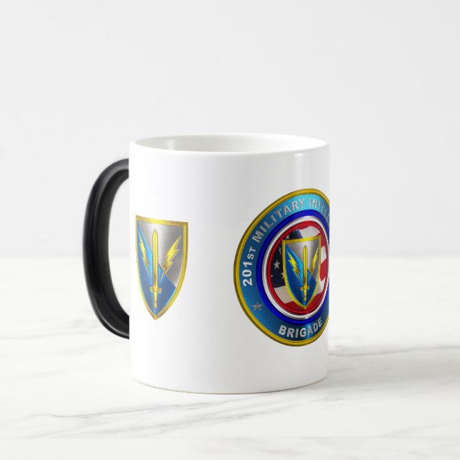 201st Expeditionary Military Intelligence Brigade  Magic Mug (Front Left)
