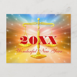 201X Wonderful New Year Law Office Holiday Postcard