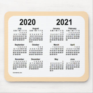 2020-2021 School Year Calendar by Janz Wheat Mouse Pad