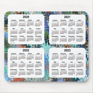 2020-2023 Crazy Quilt Holiday Calendar by Janz Mouse Pad
