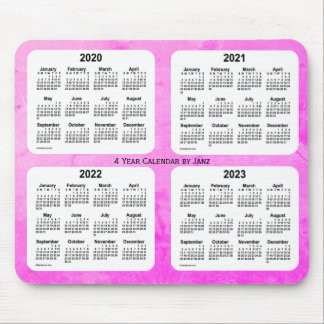 2020-2023 Violet 4 Year Calendar by Janz Faded Mouse Pad