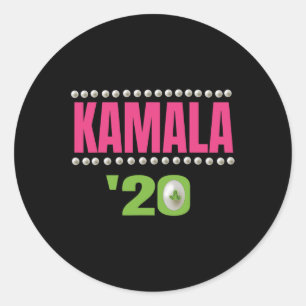 2020 Aka Sister Vote Joe Biden Kamala Harris 2020  Classic Round Sticker