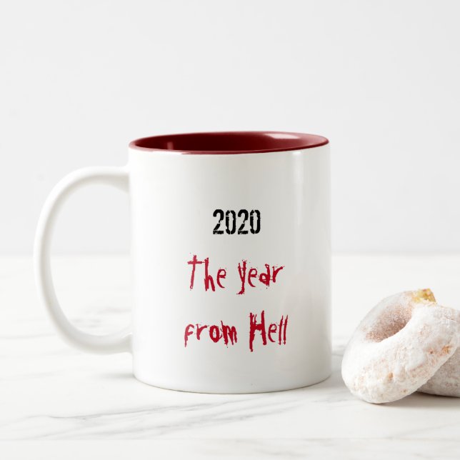 2020 Année De L'Enfer Mug (Avec donut)