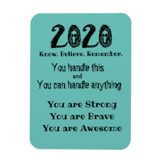 2020 believe in yourself magnet