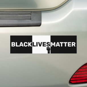 2020 BLM Movement Bold Black Lives Matter Bumper Sticker