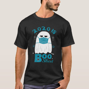 2020 Boo Sheet Ghost Mask Funny Halloween T S T-Shirt