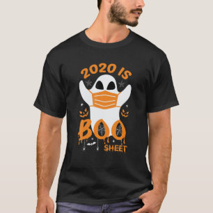 2020 Boo Sheet Ghost Mask Halloween T S For Women T-Shirt