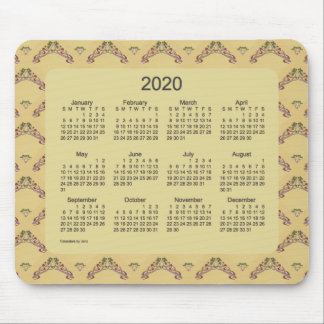 2020 Calendar by Janz Art Nouveau La Boca Mouse Pad