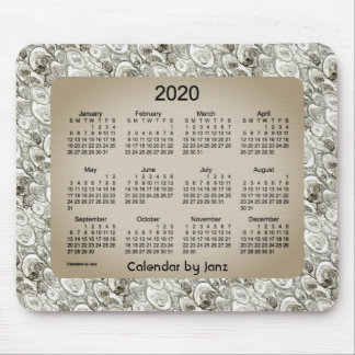 2020 Calendar by Janz Foggy Bubbles Mouse Pad